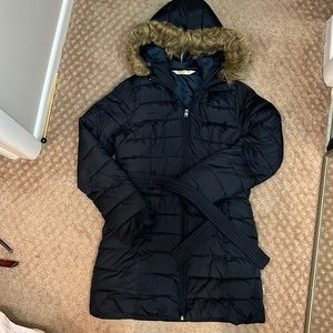 Hollister long puffer jacket